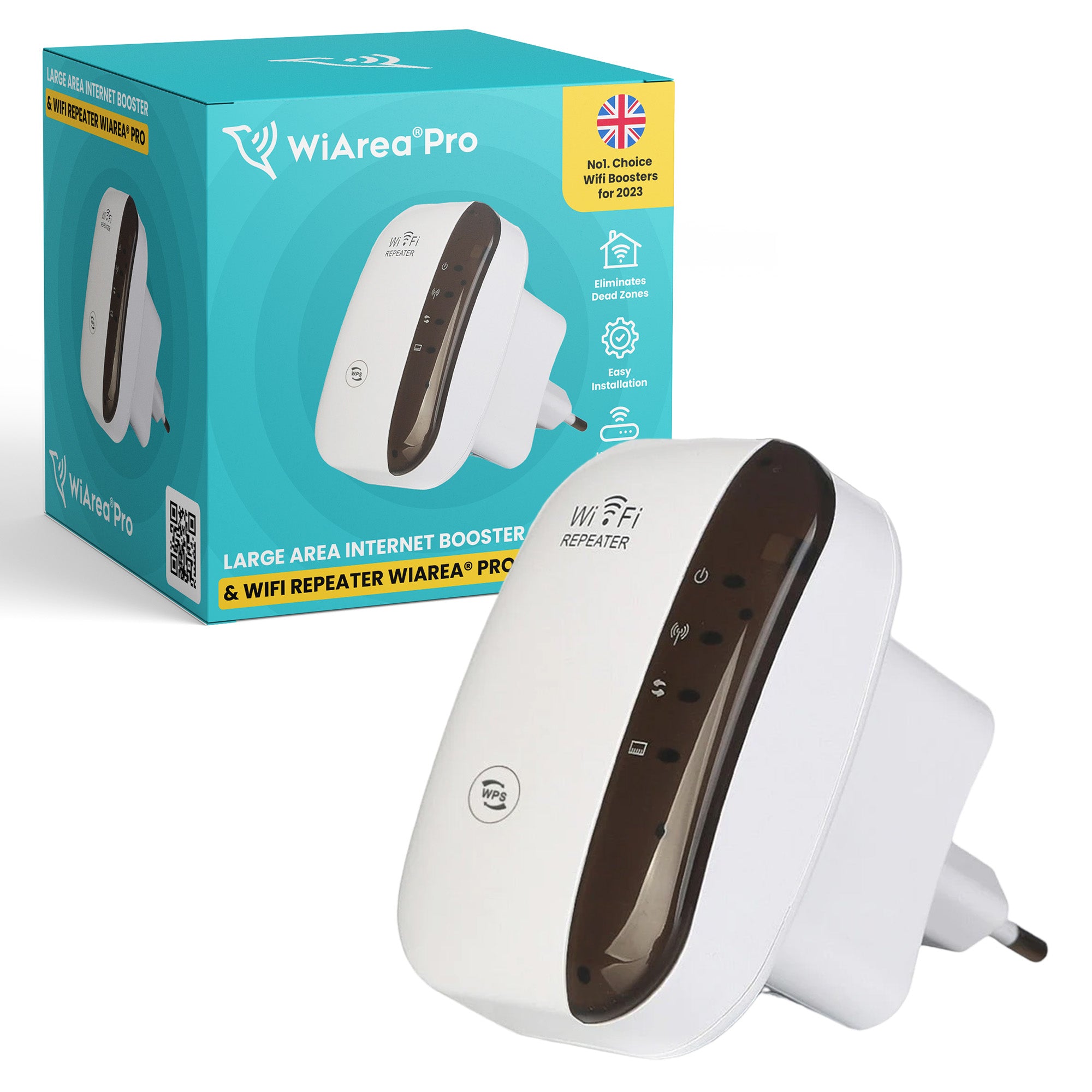 WiFi Repeater Large Area Internet Booster Up To 330 ft WiFi Repeater Large Area Internet Booster Up To 330 ft