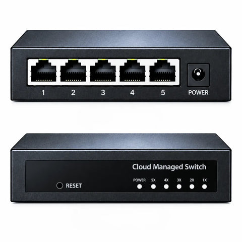 5 Port Gigabit Ethernet Switch RJ45 - WiSwitch® Pro