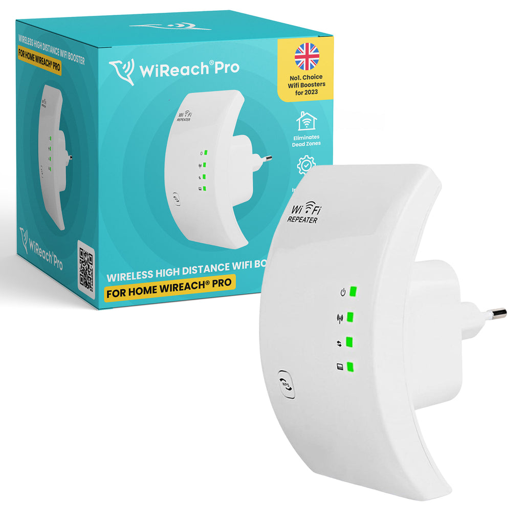 Wireless High Distance Wifi Booster for Home WiReach® Pro