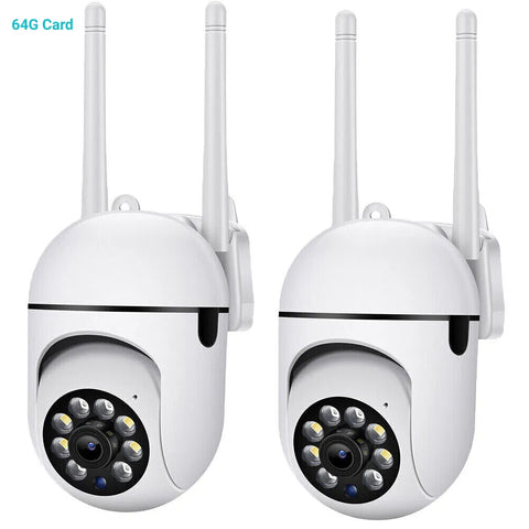 1080P WiFi PTZ Camera 360° Pack of 2 - WiDuo® Pro