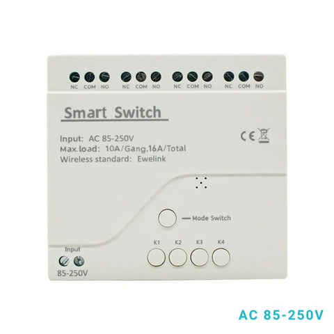 4-Channel WiFi Relay Module eWeLink App - WiRelay® Pro